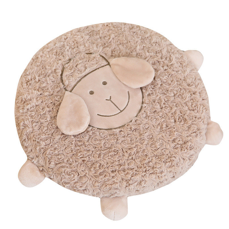 Plush Cartoon Animal Sheep Cat Cushion