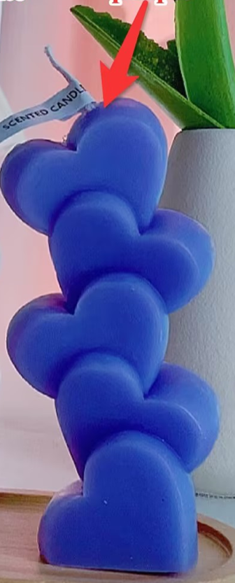 Heart Column Aromatherapy Candle