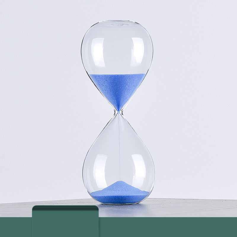 Creative Solid Color Glass Hourglass Timer