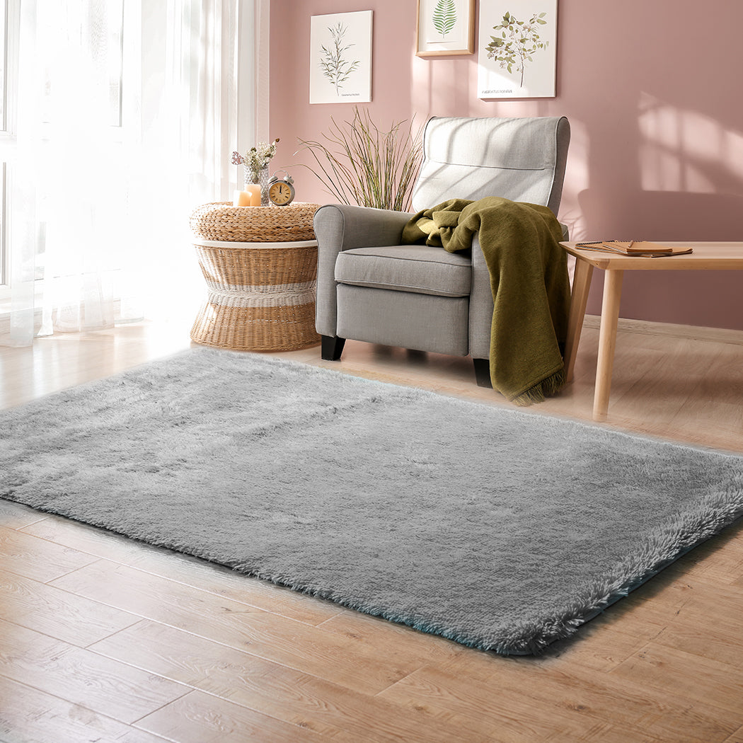 Designer Confetti Rug -120x160cm Soft Grey