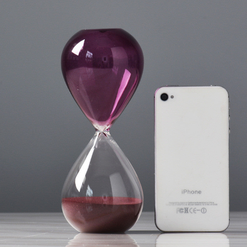 Creative Glass Hourglass Timer Ornaments