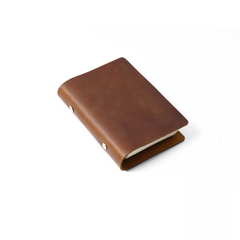 A5A6A7 Handbook Binder Vintage Leather Notepad Diary