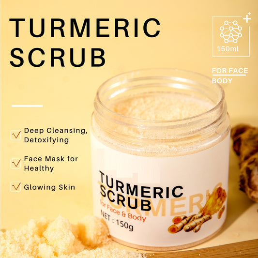 Turmeric Scrub Softens Body and Face