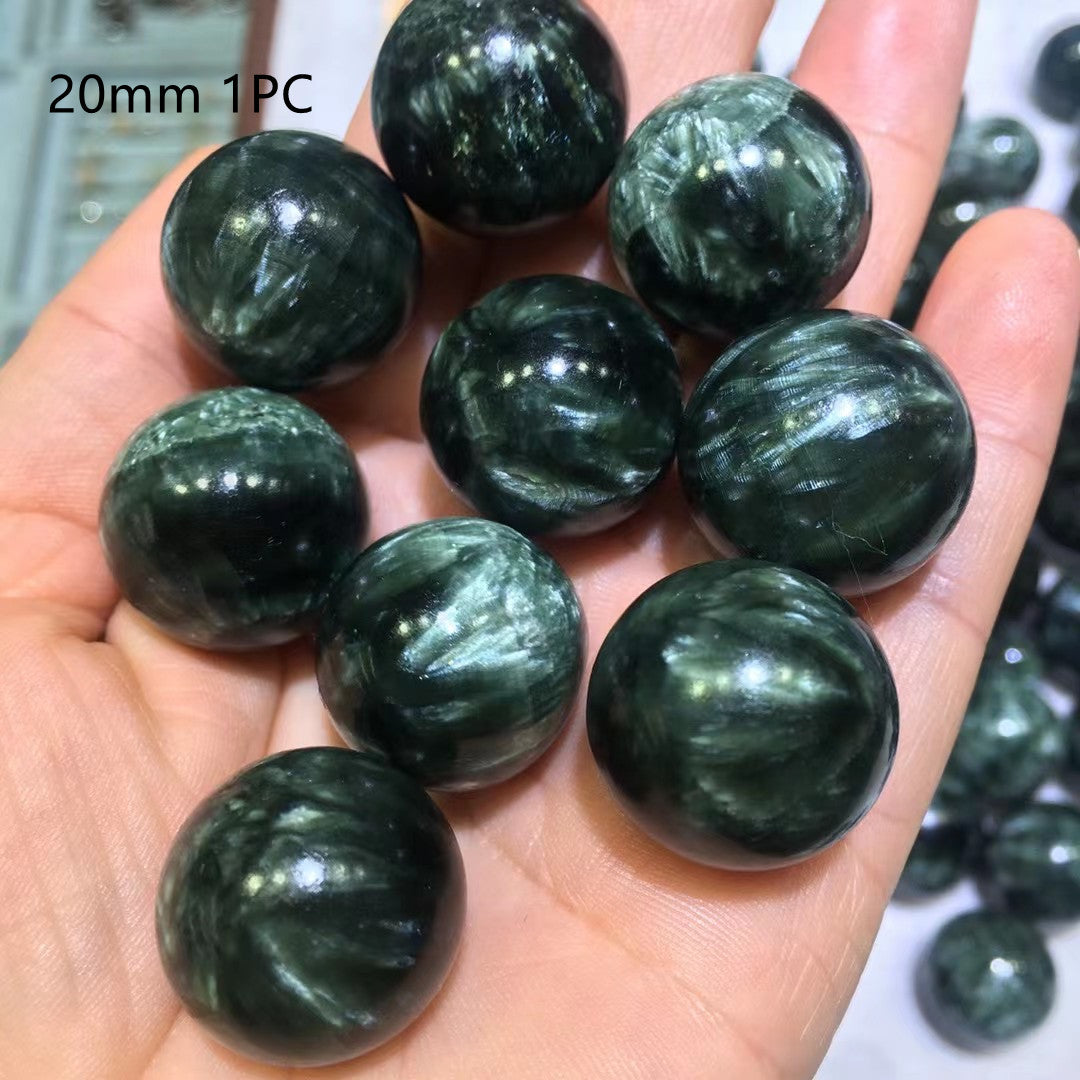 Mine Dragon Pattern Green Crystal Ball