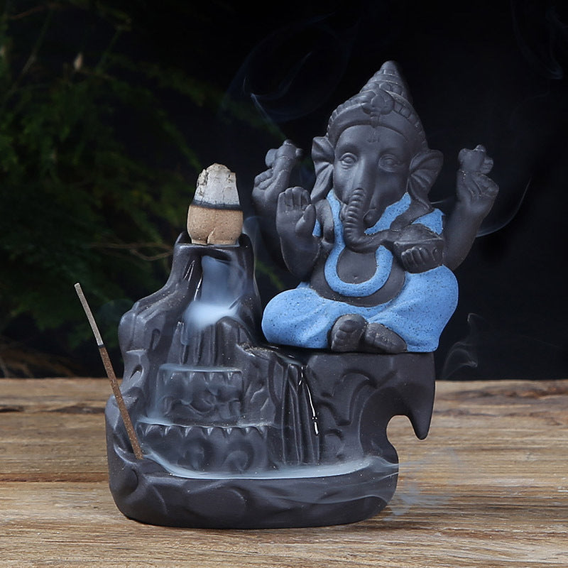 Lord Ganesha Incense Burner – Handcrafted Elegance for Tranquility