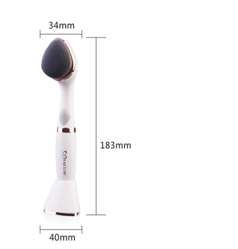 Three-in-one multifunctional face wash brush