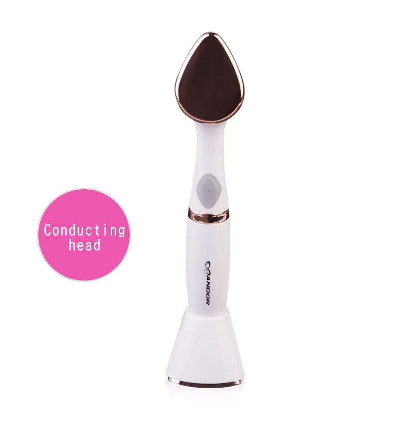 Three-in-one multifunctional face wash brush