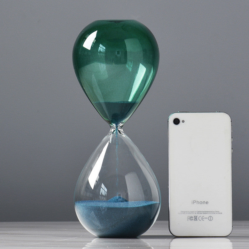 Creative Glass Hourglass Timer Ornaments