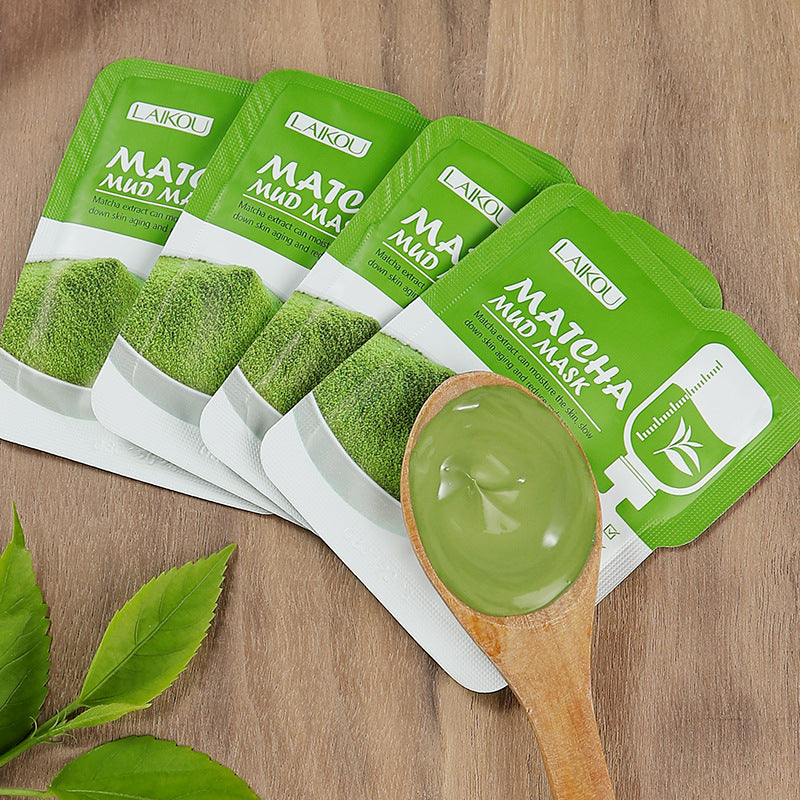 Laiko Matcha Moisturizing Mask- Matcha  Green Clay Mask & Sakura Mask