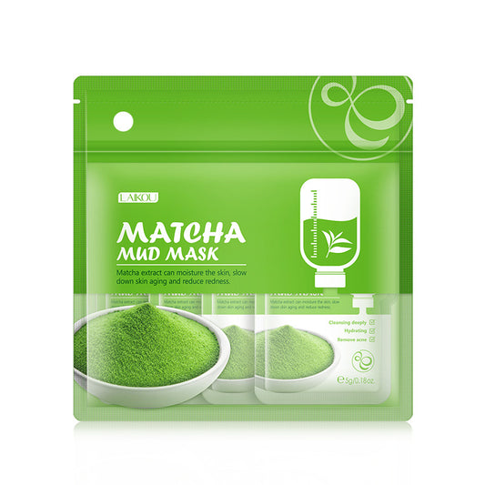 Laiko Matcha Moisturizing Mask- Matcha  Green Clay Mask & Sakura Mask