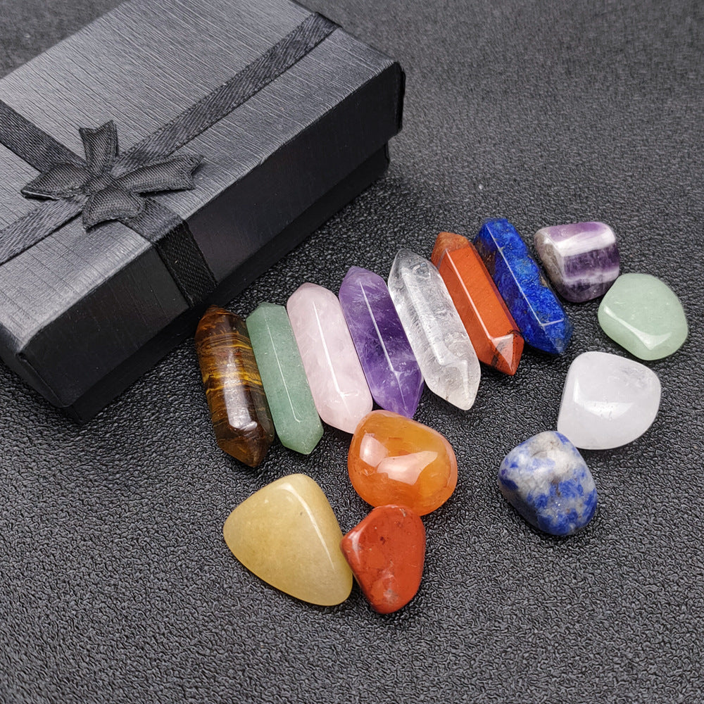 Gift set- Aventurine Tiger Eye Amethyst Pink Crystal Healing Stone
