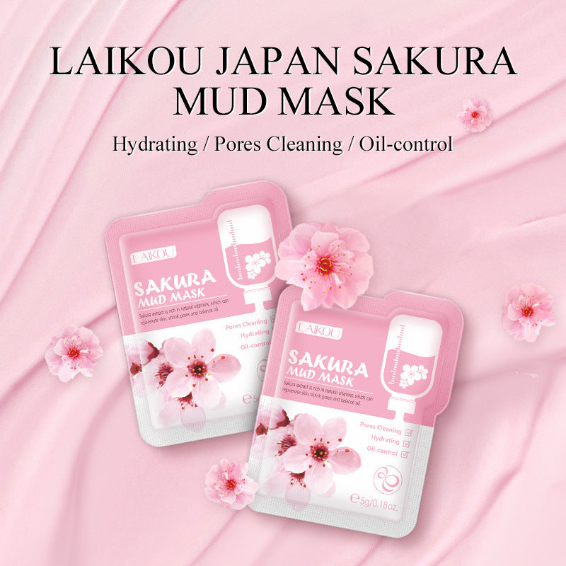 Laiko Matcha Moisturizing Mask- Matcha  Green Clay Mask & Sakura Mask