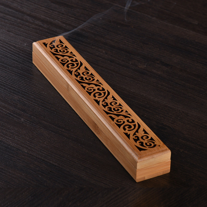 Bamboo Incense Burner – Elegant Sandalwood Holder for Home & Meditation