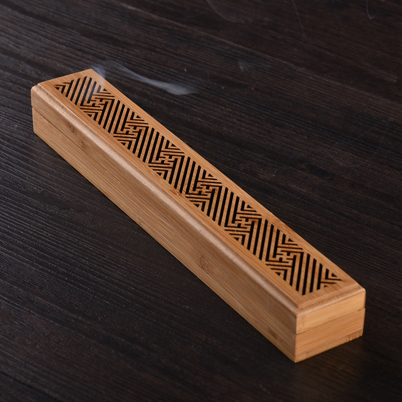 Bamboo Incense Burner – Elegant Sandalwood Holder for Home & Meditation
