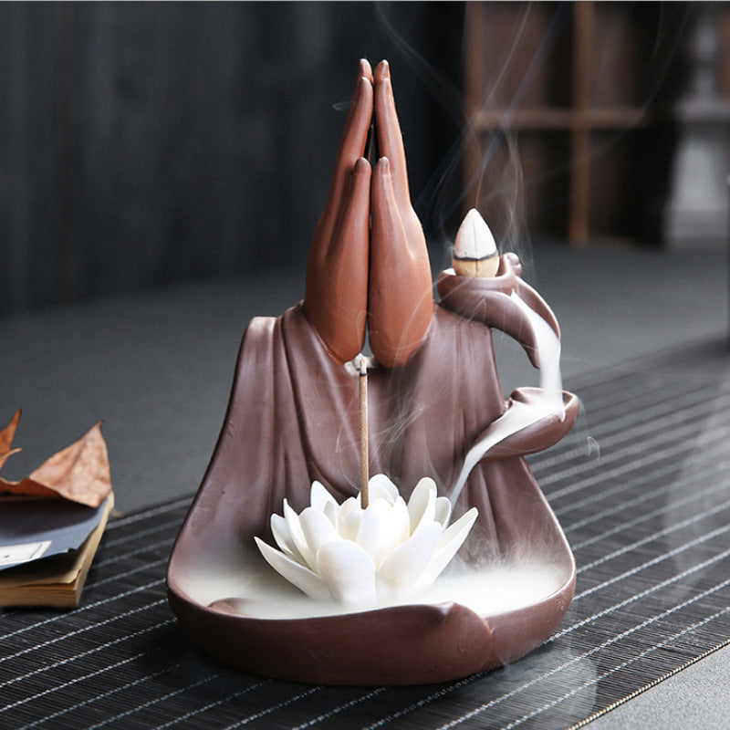 Holy Hand Guanyin - Backflow Incense Burner