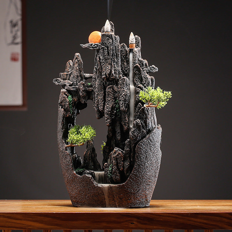 Zen Chinese Style Reverse Flow Incense Burner