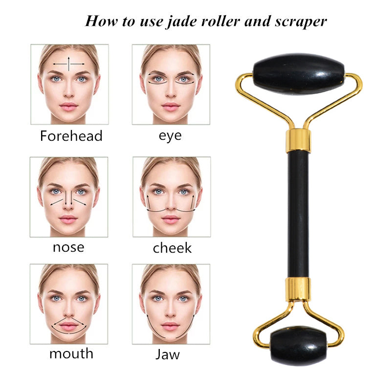 Facial Gua Sha Massage Jade Device