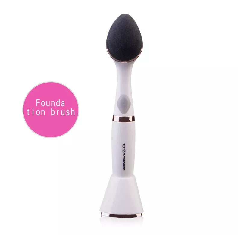 Three-in-one multifunctional face wash brush