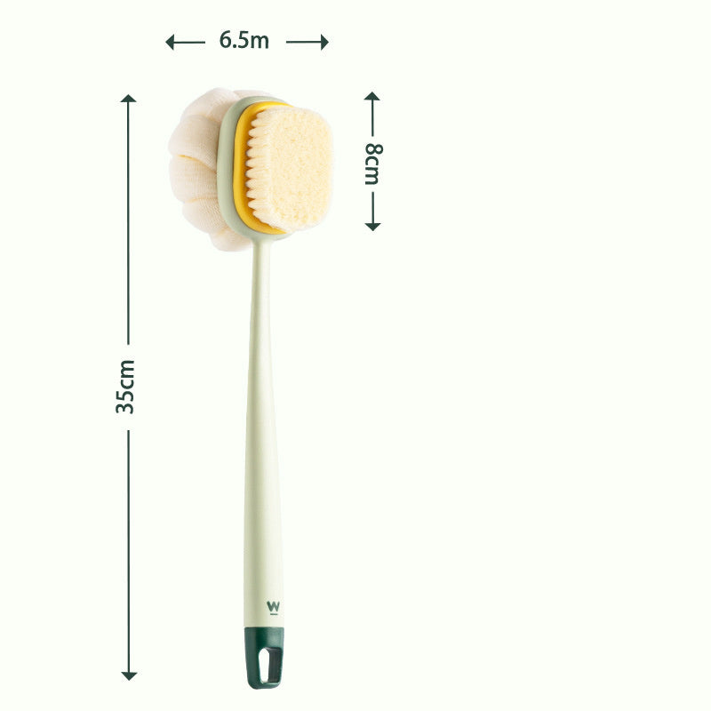 Bath Gadget Bath Brush Long Handle Soft Fur Bath Brush Bath Towel Loofah Strong Back Rubbing Don't Ask For Back Brush