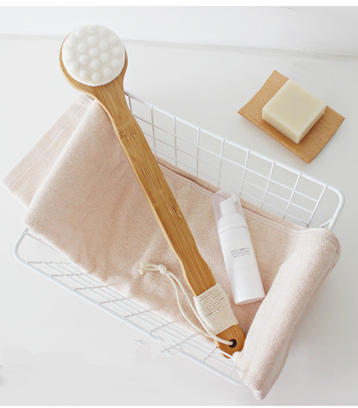 Long handle bath brush