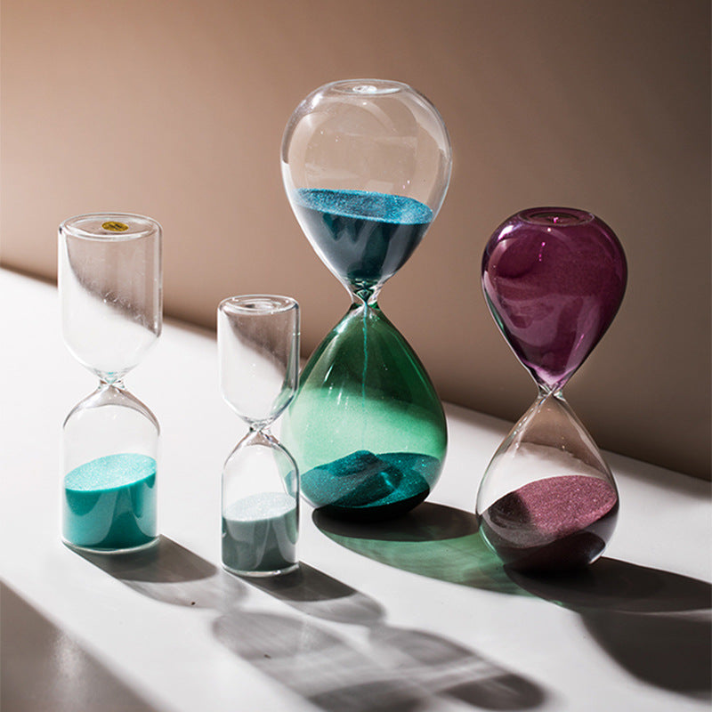 Creative Glass Hourglass Timer Ornaments