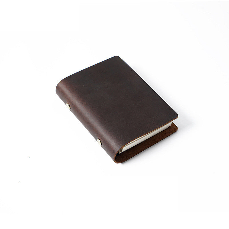 A5A6A7 Handbook Binder Vintage Leather Notepad Diary