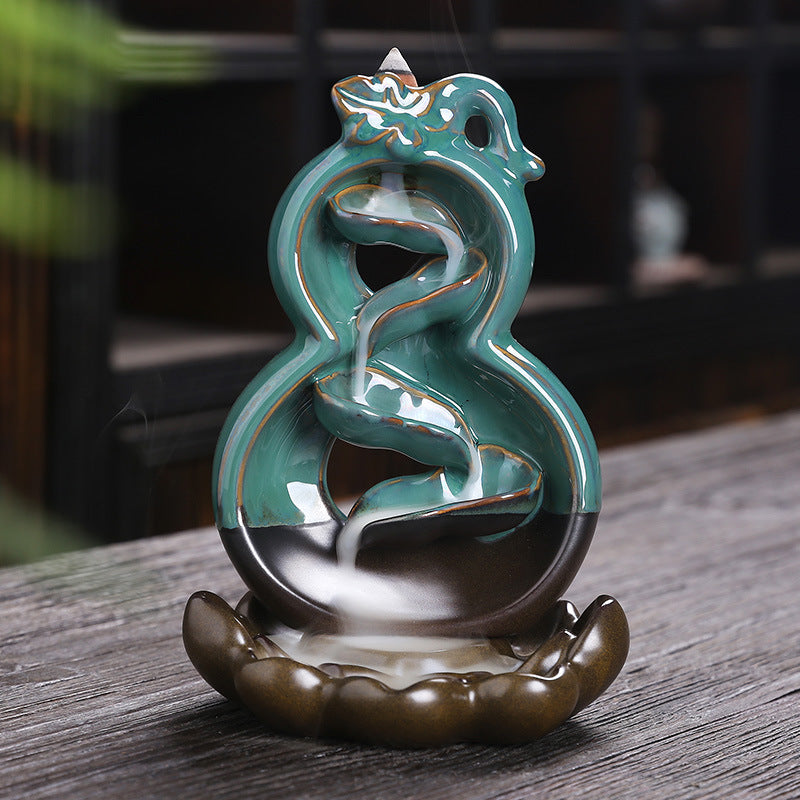 Ceramic Retro Stone Mill Backflow Incense Burner – A Mesmerizing Aromatic Experience