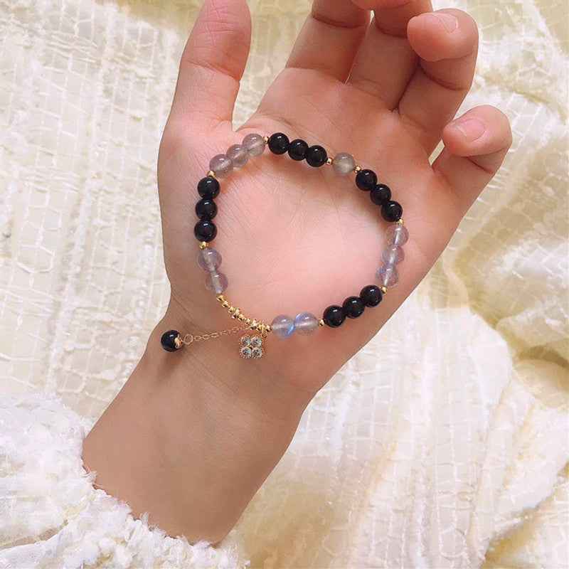 Natural Obsidian Bracelet For Couple