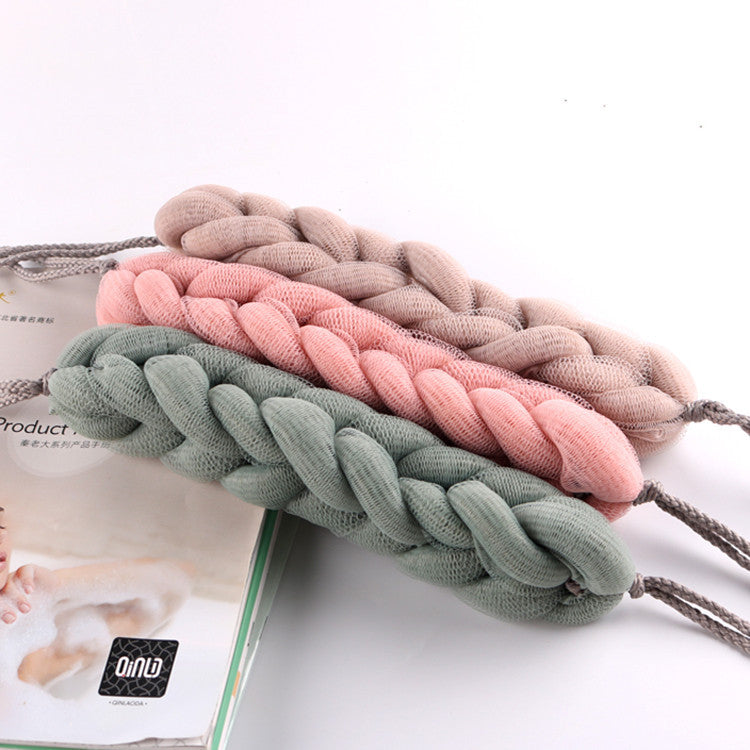 Korean Style Long Bath Ball PE Net Bath Foaming Shower Towel