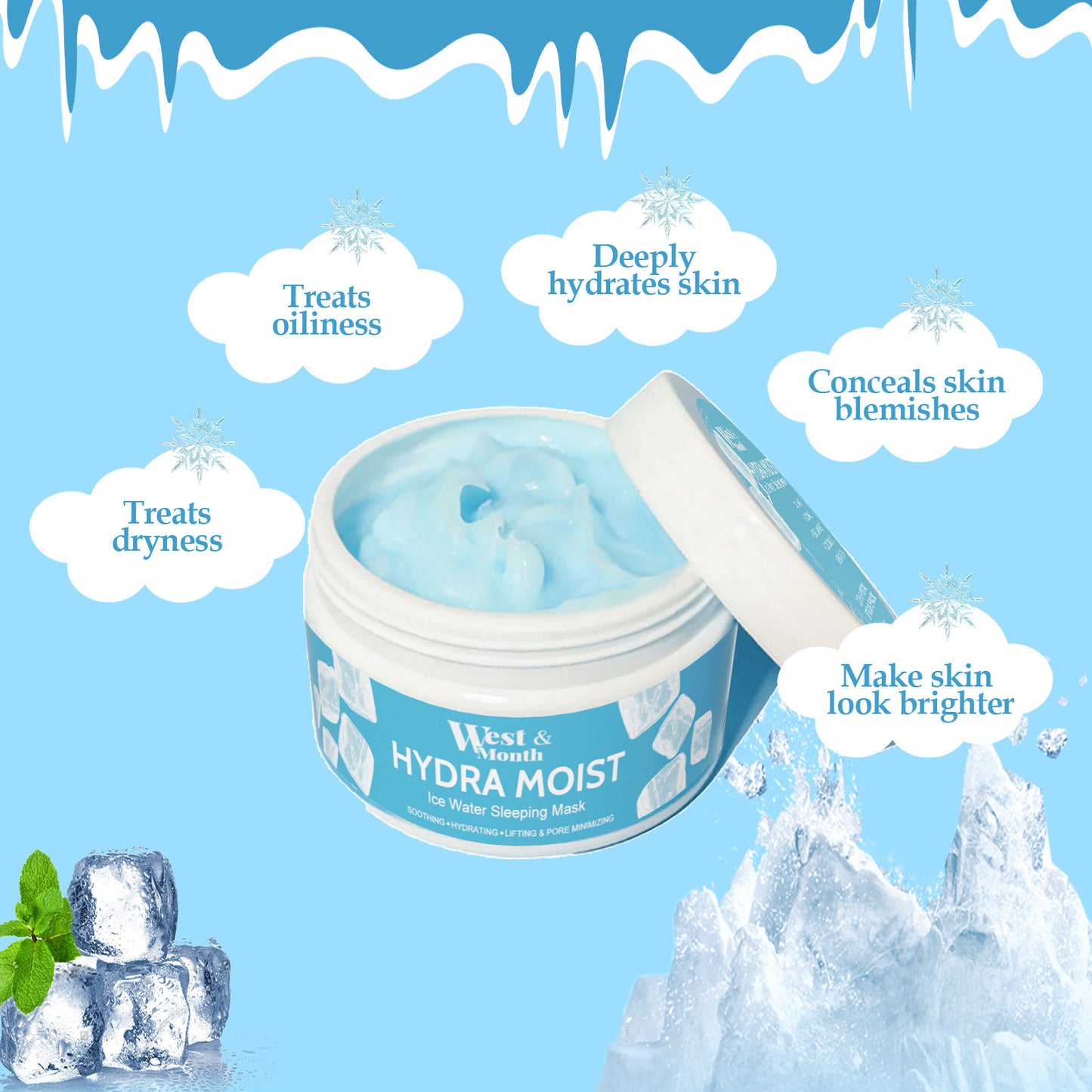 West & Month Hydra Moist Deep Cleansing and Ultra hydrating Face Mask
