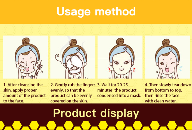 LaMille Honey Peel-Off Mask – Blackhead Removal & Deep Pore Cleansing