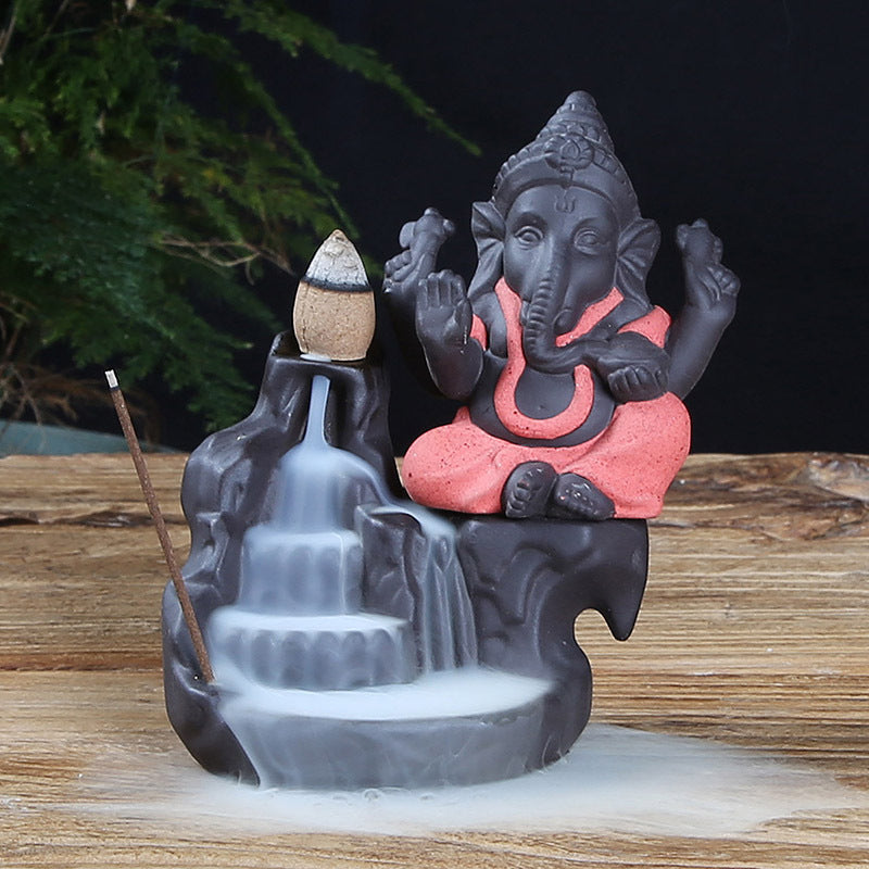 Lord Ganesha Incense Burner – Handcrafted Elegance for Tranquility