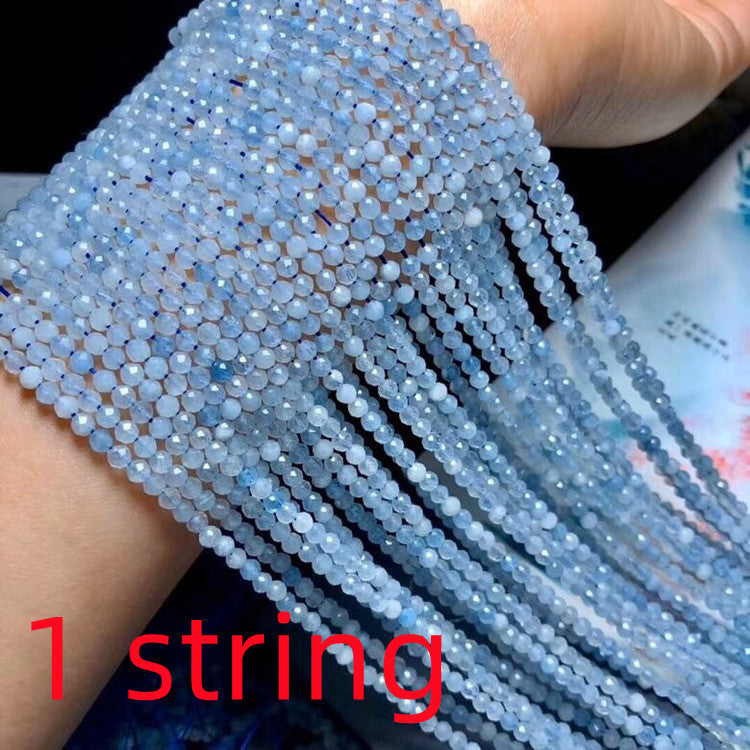 Ladies Natural Aquamarine Faceted Loose Beads