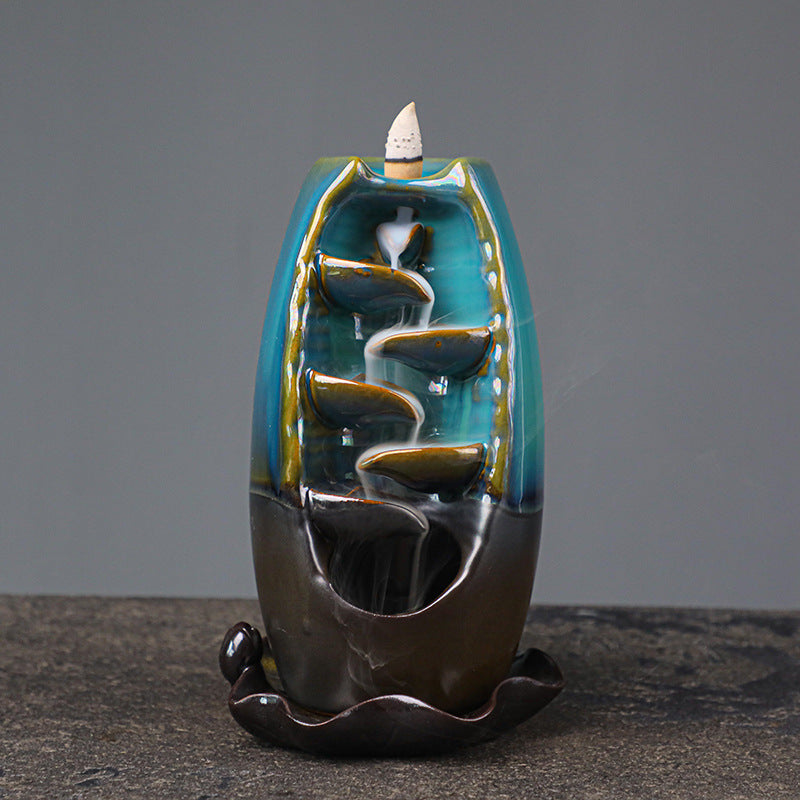 Ceramic Retro Stone Mill Backflow Incense Burner – A Mesmerizing Aromatic Experience