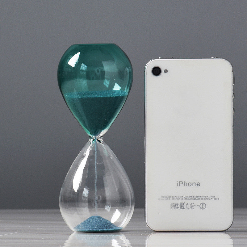 Creative Glass Hourglass Timer Ornaments