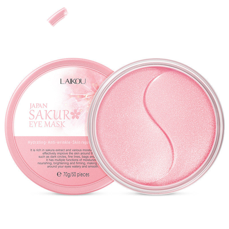 Laikou Cherry Blossom Eye Mask – Hydrate, Brighten & Refresh