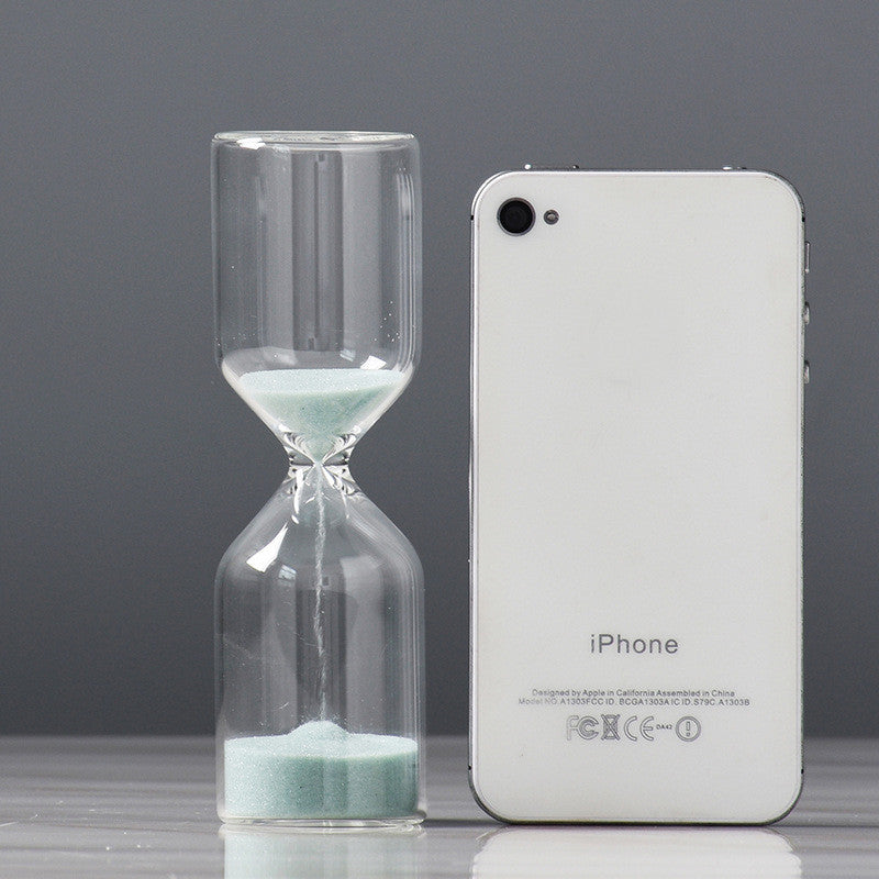 Creative Glass Hourglass Timer Ornaments