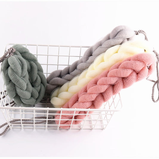 Korean Style Long Bath Ball PE Net Bath Foaming Shower Towel