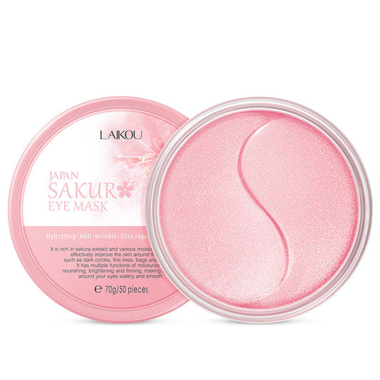 Laikou Cherry Blossom Eye Mask – Hydrate, Brighten & Refresh