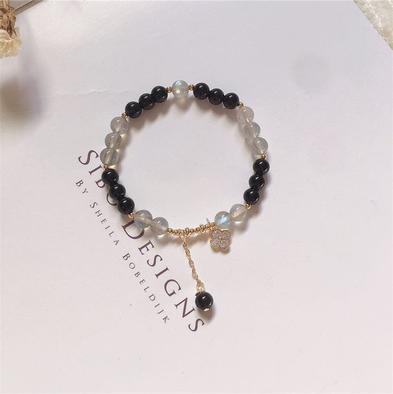 Natural Obsidian Bracelet For Couple