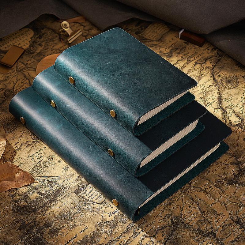 A5A6A7 Handbook Binder Vintage Leather Notepad Diary
