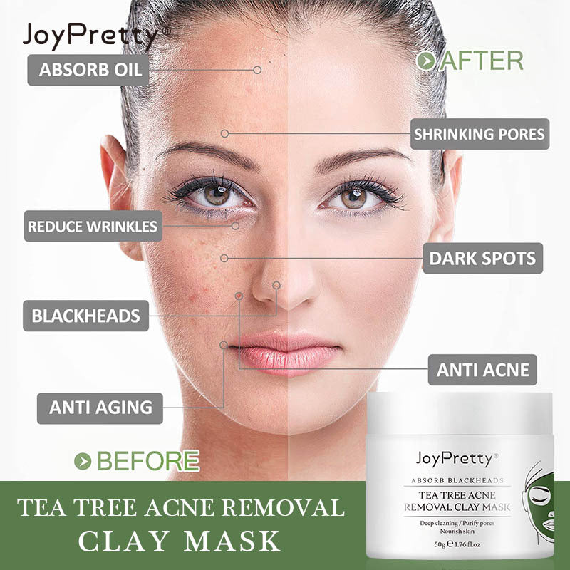 Joy Pretty - Tea Tree Facial Mask Mud Mask To Reduce Blackheads
