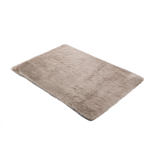 Marlow Floor Mat Rugs Shaggy Rug Area Carpet Large Soft Mats 300x200cm Tan