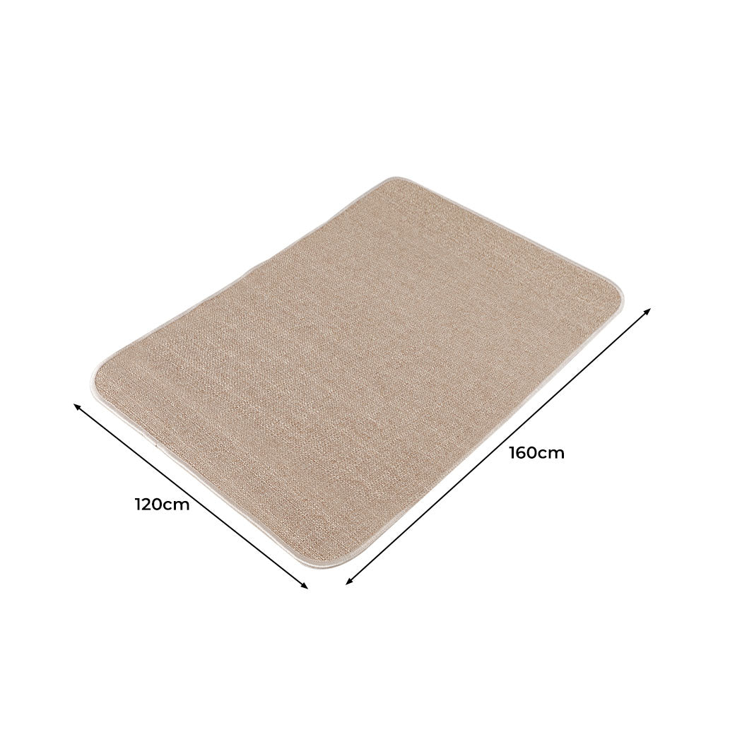 Marlow Floor Rugs Sisal Floor Rug Mat Natural Living Room Bedroom Pad 120x160cm