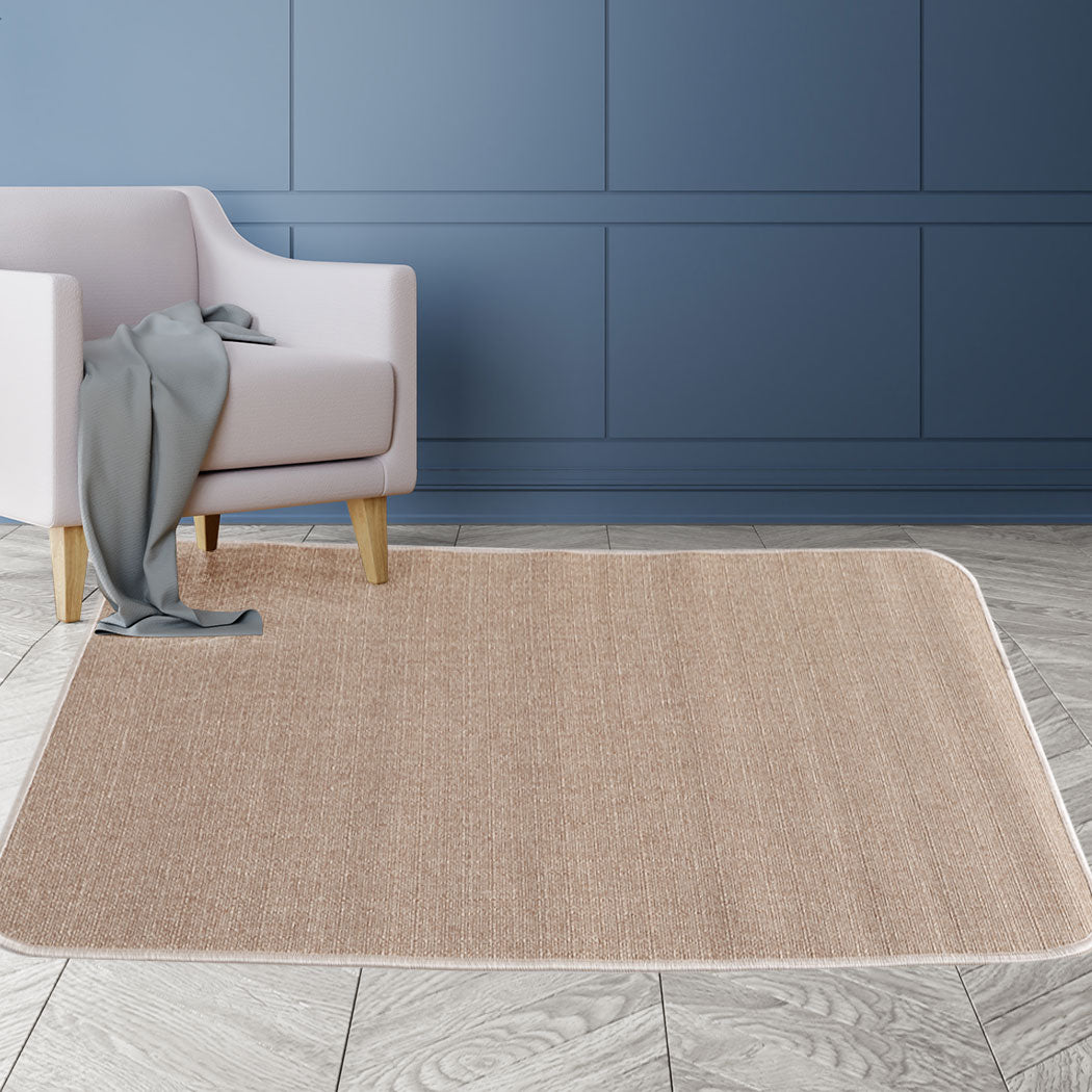 Marlow Floor Rugs Sisal Floor Rug Mat Natural Living Room Bedroom Pad 120x160cm