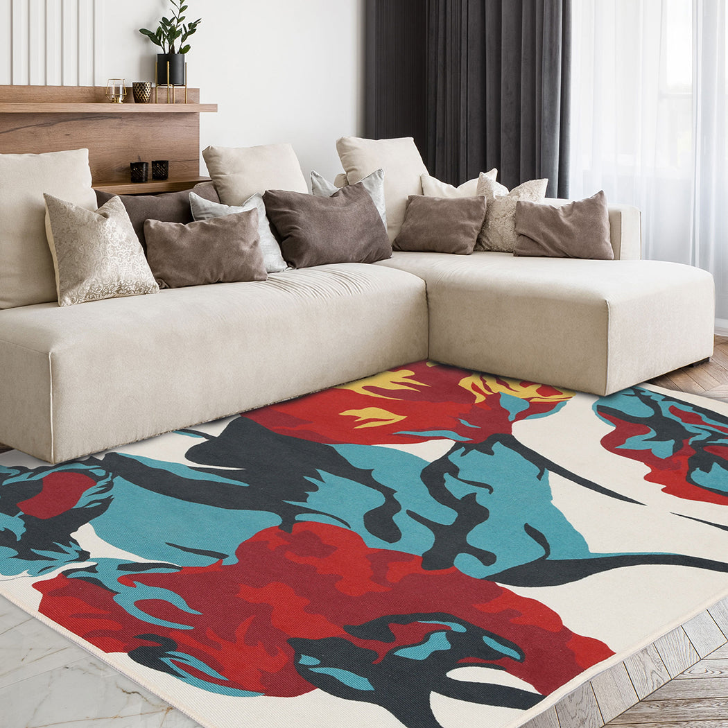 Marlow Floor Rug Non Slip Large Area Carpet Rugs Mat Bedroom Living Room Soft